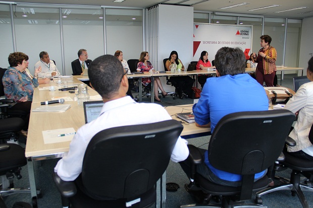 Nessa reunião foram aprovados dois novos polos da Universidade Aberta do Brasil. Foto: Lígia Souza ACS/SEE