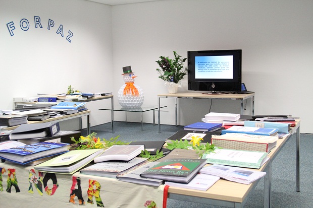 Exposição traz protfólios com os trabalhos desenvolvidos pelas 47 Superintendências Reginais de Ensino. Crédito: Geanine Nogueira ACS/SEE