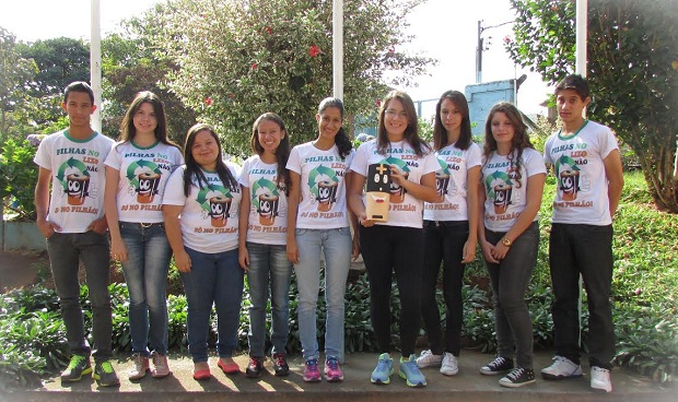 Projeto ‘Ditão em ação: Descarte Correto de Pilhas e Baterias’é desenvolvido na Escola Estadual Benedito Ferreira Calafiori, em São Sebastião do Paraíso, no Sul de Minas. Crédito; Arquivo Pessoal