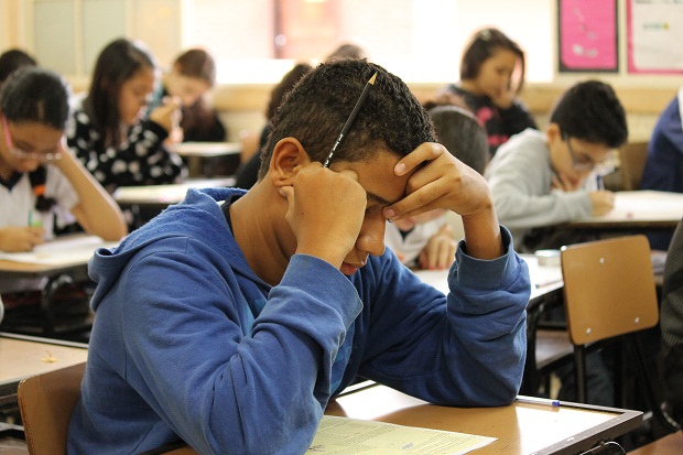 Em Minas Gerais, 1.936.366 alunos de escolas públicas participaram da primeira etapa da competição. Foto: Geanine Nogueira