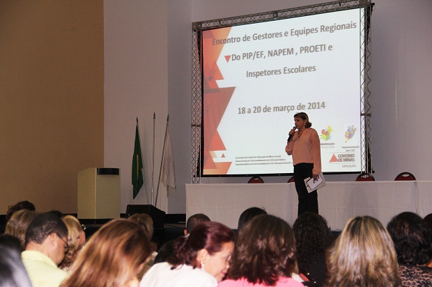 Encerramento do encontro foi feito pela secretária Adjunta de Estado de Educação, Sueli Pires. Foto: Geanine Nogueira