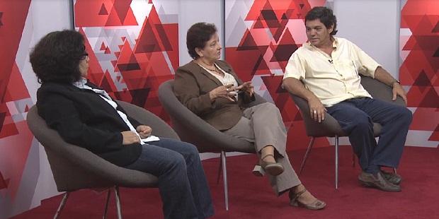 Convidados debatem no Roda de Conversa o lugar da arte na formação de crianças e adolescentes. Crédito: Divulgação SEE