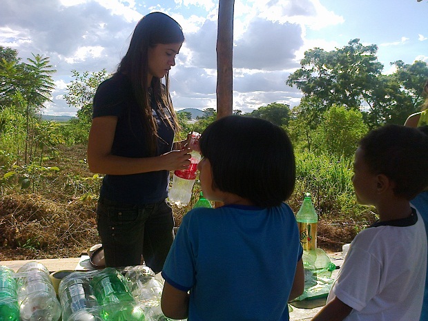 Oficinas realizadas no Sítio de Saluzinho tem reflexos nas salas de aula. Foto; Arquivo da Escola Estadual Irmã Beata