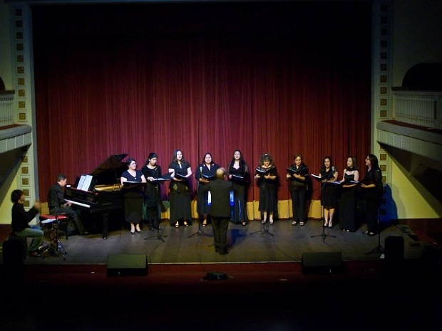 Alunos do Conservatório Estadual de Música Juscelino Kubistchek de Oliveira, em Pouso Alegre, durante apresentação cultural. Crédito: CEM Juscelino Kubistchek de Oliveira