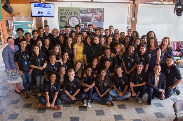 50 estudantes de escolas públicas fizeram um intercâmbio de três semanas nos Estados Unidos. Foto: Divulgação Consed