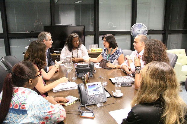 Reunião foi realizada na quarta-feira (04-04). Foto: Geanine Nogueira ACS/SEE