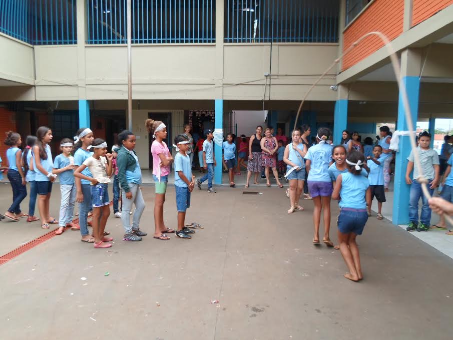 Volta às aulas na Escola Estadual Professor Álvaro Brandão de Andrade, em Ituiutaba. Crédito: Arquivo da Escola