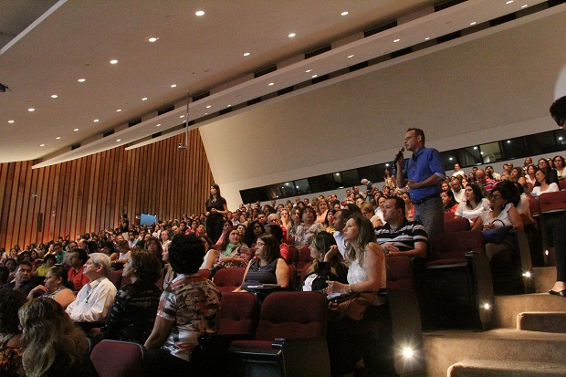 Gestores tiveram a oportunidade de fazer perguntas e tirar dúvidas. Foto: Geanine Nogueira ACS/SEE
