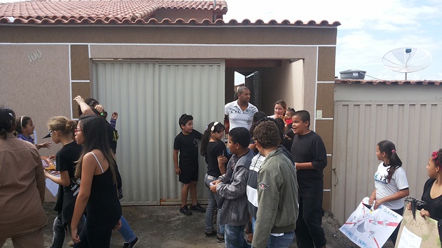 No último dia 28, outra passeata foi realizada por alunos e professores da Escola Estadual Professora Inês Miranda de Almeida. Crédito: Arquivo da Escola