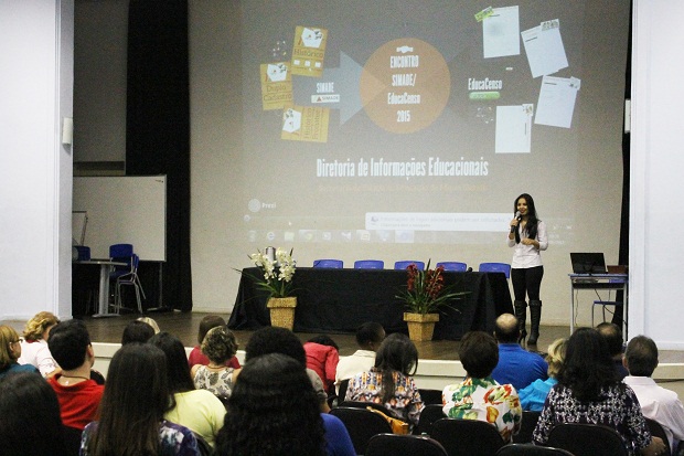 Tema de hoje foi o Educacenso. Foto: Geanine Nogueira ACS/SEE