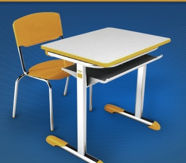Todas as escolas da rede estadual de ensino receberão cadeiras e mesas. Foto: Ilustração FNDE