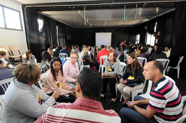 Os professores também participaram das discussões. Foto: Osvaldo Ferreira Afonso/ Imprensa MG