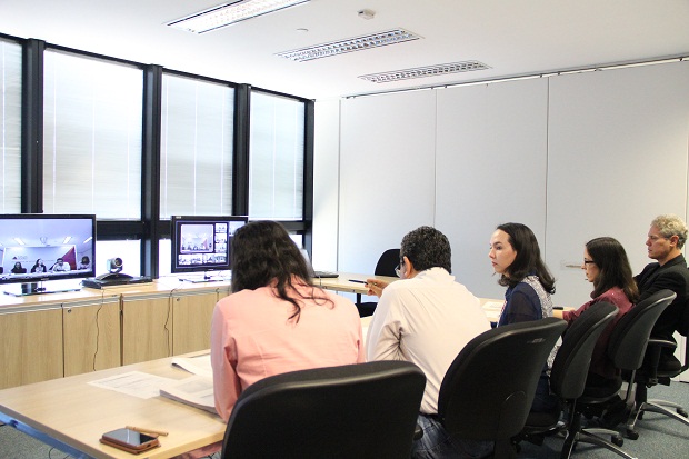 Videoconferência foi realizada nesta terça-feira. Foto: Geanine Nogueira ACS/SEE