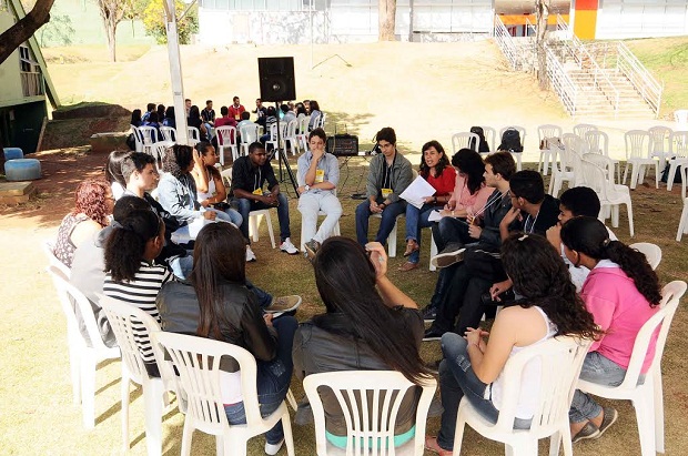  A Virada conta com cerca de 600 pessoas, entre estudantes e professores de escolas estaduais de Belo Horizonte e Região Metropolitana. Crédito: Osvaldo Afonso Imprensa/MG 