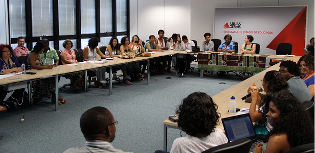 Juventude negra foi um dos destaques na agenda do Grupo de Trabalho da Educação Quilombola. Crédito: Hudson Menezes/ACSSEE
