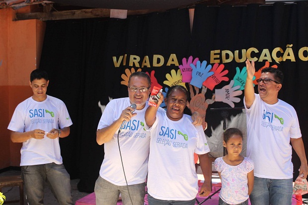 Escola Estadual João Beraldo, em Carlos Chagas (Mucuri), também participou da Virada Educação. Crédito: Divulgação Escola