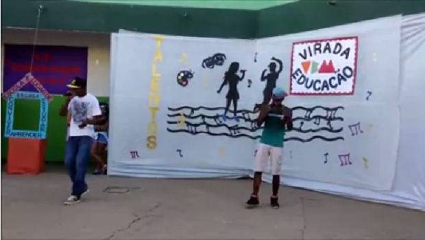 Virada Educação da Escola EstadualMonsenhor Rocha, em Santa Bárbara do Leste (Vale do Aço). Crédito: Divulgação Escola