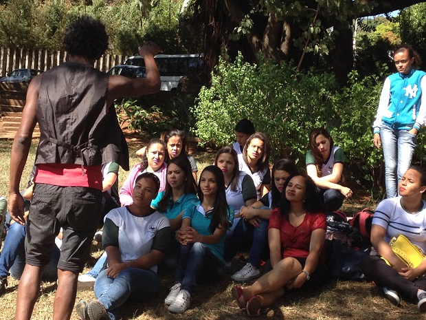 Os alunos da Escola Estadual Manoel Soares do Couto estão entre os participantes da iniciativa. Foto: Elzelina Dóris / Superintendência de Modalidades e Temáticas Especiais de Ensino da SEE