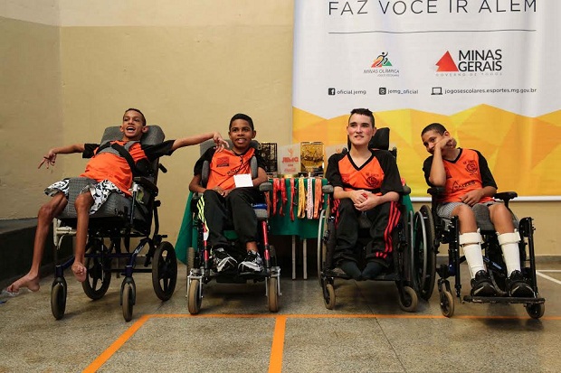 Alunos-atletas da bocha estão entre os estudantes que participarão das Paralimpíadas Escolares. Foto: Tiago Ciccarini