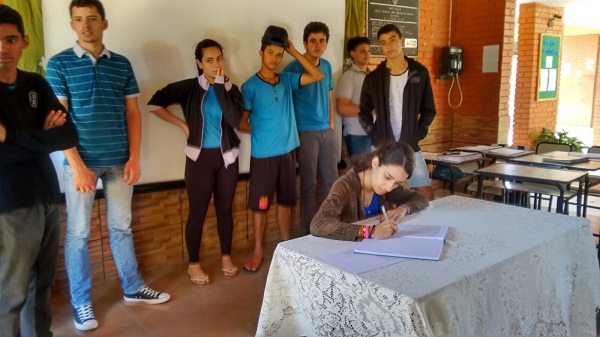 Grêmio Biolkino em Ação já elegeu duas diretorias. Foto: Divulgação/Escola
