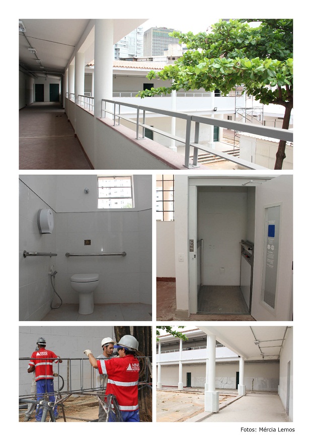 A Escola Estadual Pandiá Calógeras teve suas obras retomadas esse ano. Foto: Mércia Lemos / SRE Metropolitana A