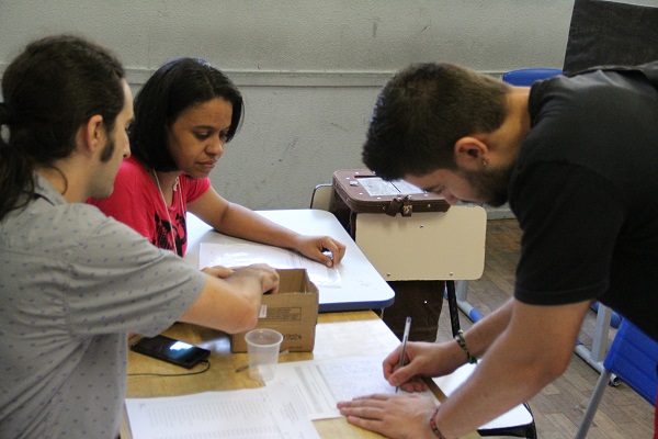 Alunos participaram ativamente do processo. Foto: Elian Oliveira/ACS-SEE