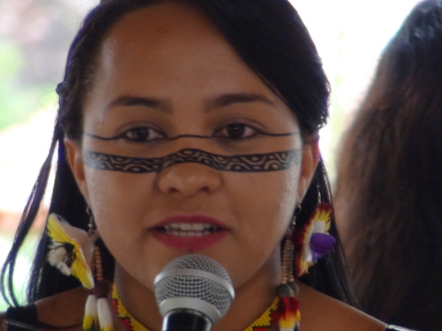 Célia Nunes Correa pertence a uma tribo Xacriabá, no município de São João das Missões. Crédito: Arquivo Pessoal