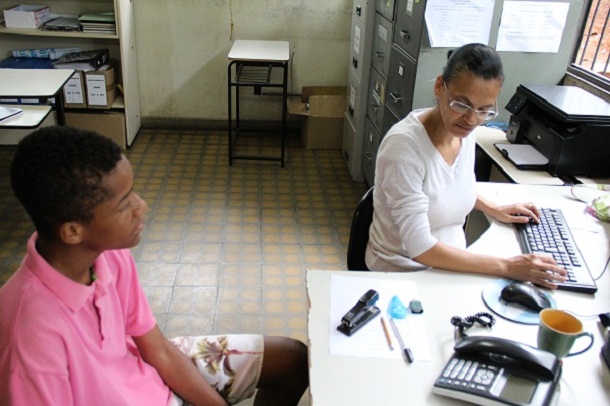 Os alunos que se inscreveram já podem fazer a matrícula. Foto: Elian Oliveira - ACS/SEE