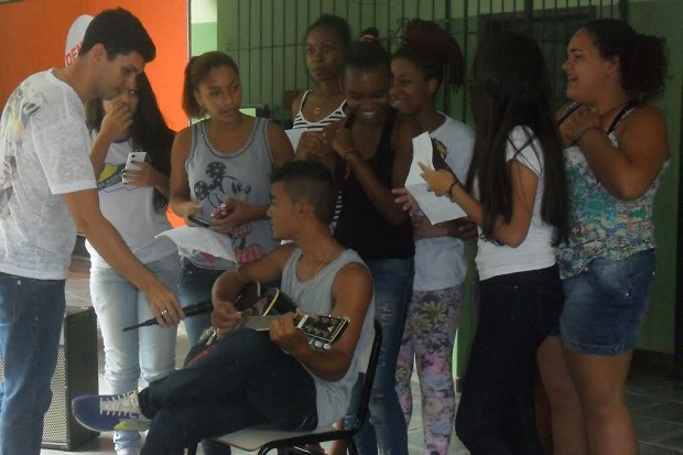 Na Escola Estadual Olavo Bilac várias atividades de conscientização foram realizadas. Foto: Arquivo da Escola 