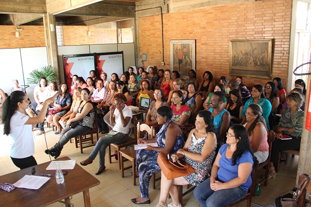 Programa de capacitação de faxineiras de todas as SREs. Foto: Elian Oliveira/ACS-SEE