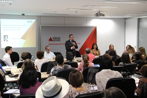 Encontro debateu temas como Escola Aberta e Novas Tecnologias. Foto: Elian Oliveira/ACS-SEE