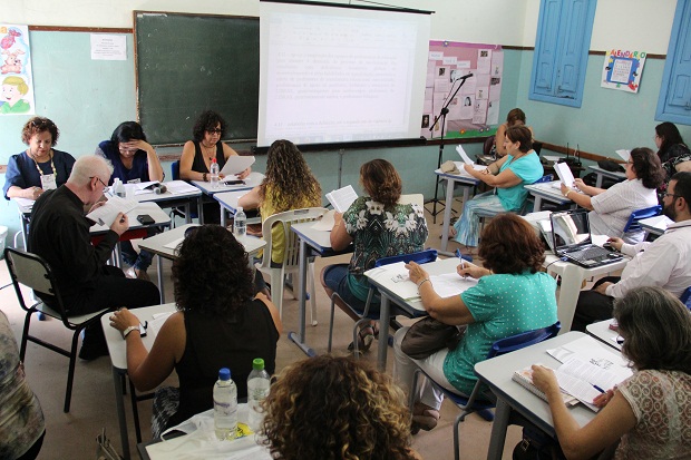 Os grupos permitem discussão mais aprofundadas sobre o PEE. Foto: Elian Oliveira/ACS-SEE