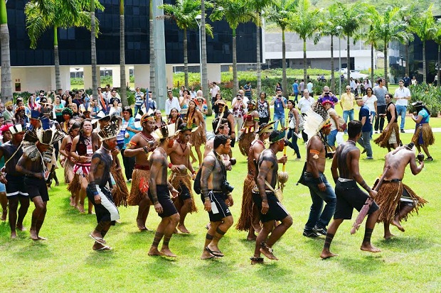 Atividades do Abril Indígena foi realizada na última terça-feira. Foto:  Carlos Alberto / Imprensa – MG