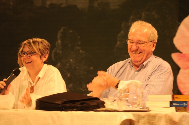 Professora Heloísa Starling e o jornalista e escritor Franklin Martins foram os convidados do Encontro dos Educadores pela Liberdade. Foto: Osvaldo Afonso / Imprensa SEGOV