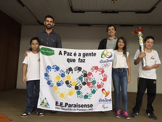 A comunidade escolar da cidade abraçou a causa. Foto: SEE/Arquivo da Escola
