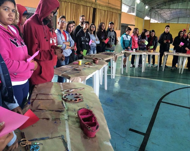 Atividades contaram com a participação de alunos de cinco escolas estaduais da SRE Pouso Alegre. Foto: Divulgação SRE Pouso Alegre