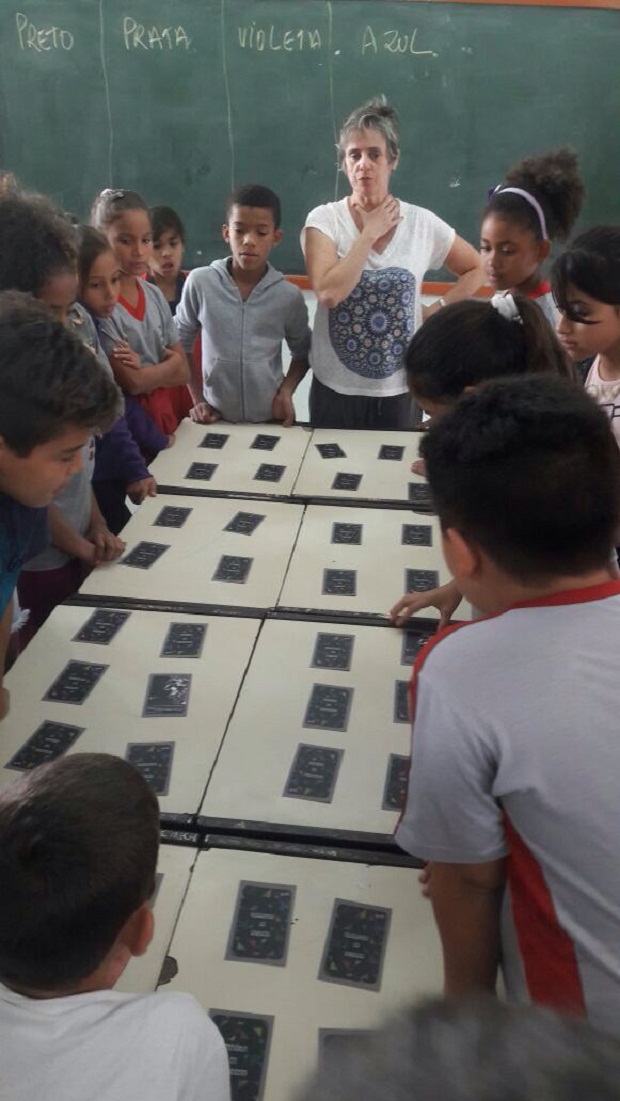 Oficinas foram realizadas nas escolas. Foto: Divulgação SRE Poços de Caldas 