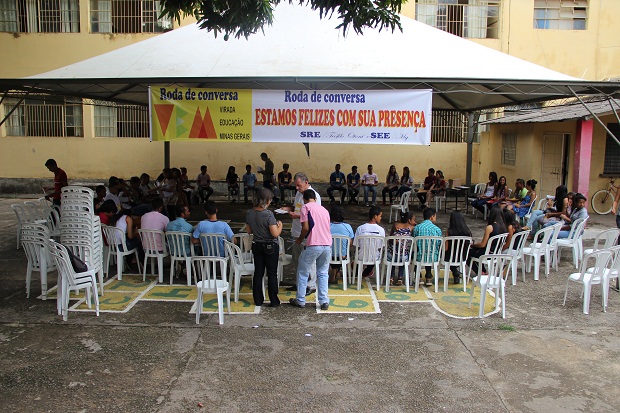 As rodas de conversa foram muito positivas. Foto: Elian Oliveira/ACS-SEE