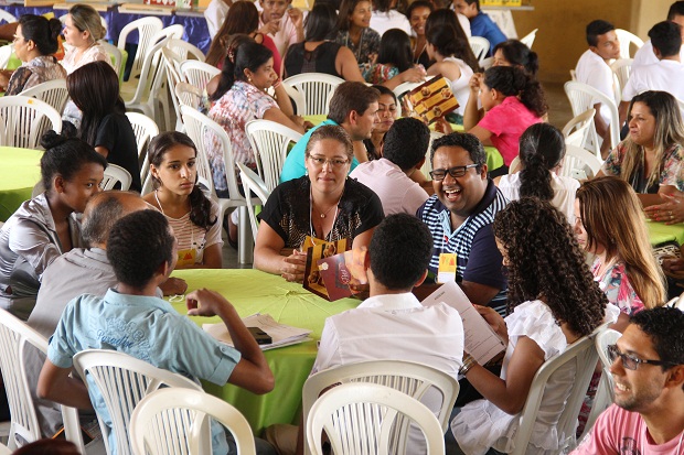 Professores e alunos trocaram suas impressões durante rodas de conversa. Foto: Elian Oliveira/ACS-SEE