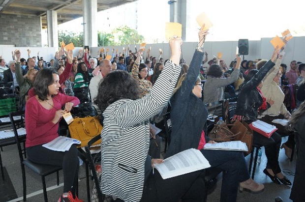 Segundo dia contou com a  participação ativa dos inscritos nos grupos de discussão. Foto: Raíla Melo / ALMG