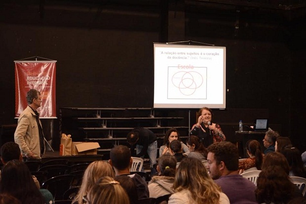 Evento, que aconteceu no PlugMinas, foi um momento para compartilhar as boas práticas da Educação Integral e refletir sobre os sentidos, desafios e potencialidades da iniciativa. Foto: Divulgação