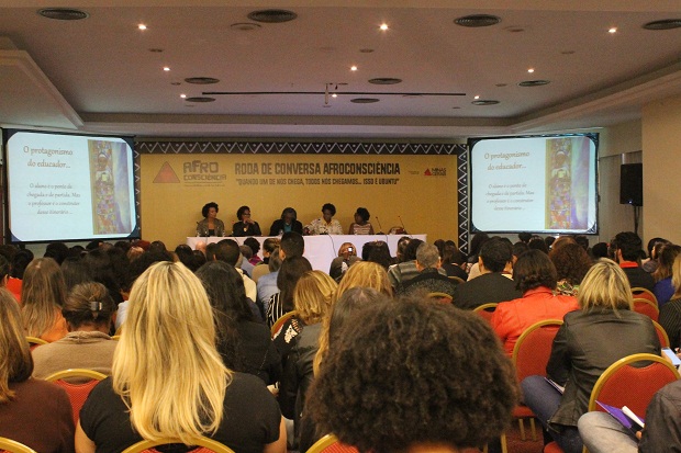 Roda de Conversa contou com palestras e oficinas. Foto: Geanine Nogueira ACS/SEE