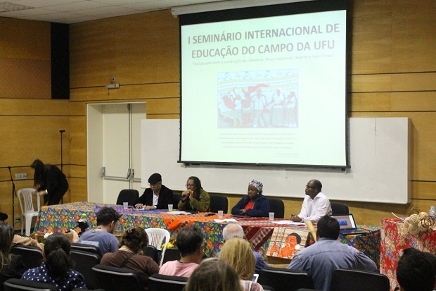 Seminário internacional foi realizado pela Universidade Federal de Uberlândia. Foto: Geanine Nogueira ACS/SEE