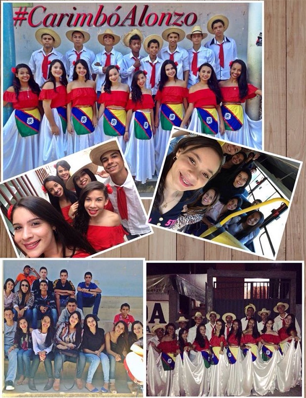 A dança típica de Ponto dos Volantes, o carimbó da escola, chegou a ser apresentada em diversas cidades vizinhas. Foto: Arquivo da Escola