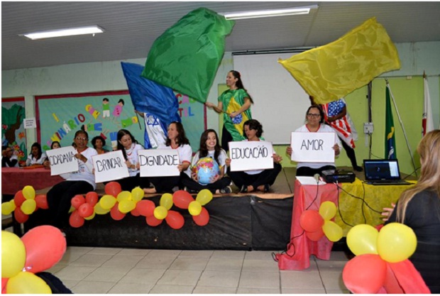 Escola Estadual Pedro de Alcântara Nogueira realizou o primeiro seminário para discutir o tema. Foto: Arquivo da Escola 