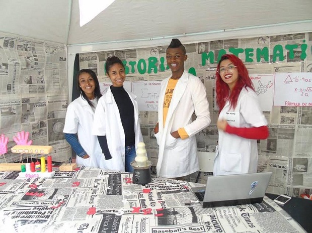 A Feira de Matemática envolve todos os estudantes e professores. Foto: Arquivo da Escola