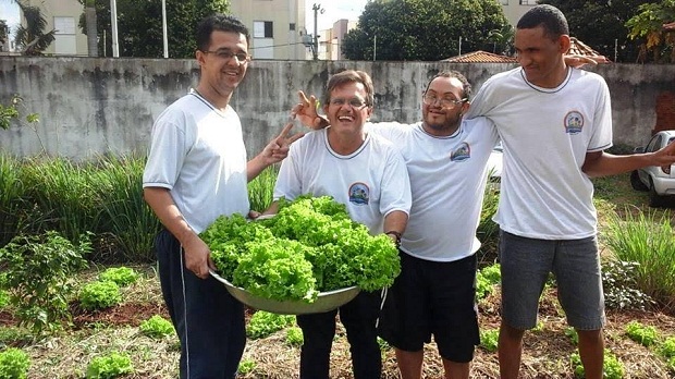 As hortaliças excedentes são distribuídas na cidade. Foto: SEE/Arquivo da Escola