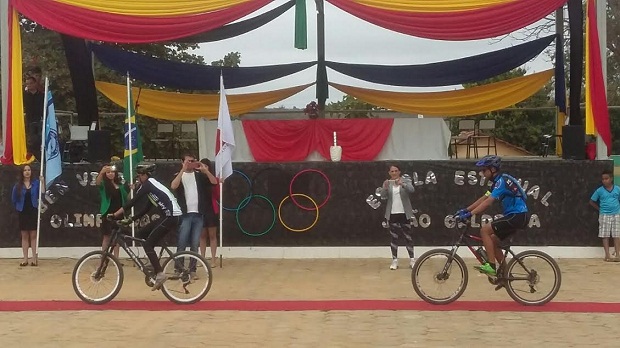 Na Escola Estadual João Caldeira estudantes apresentaram para a comunidade as diferentes modalidades esportivas. Foto: Arquivo da escola
