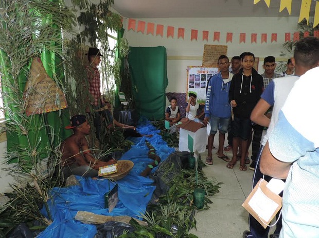 Alunos da Escola Estadual Cônego Figueiró mostraram que se preocupam com o meio ambiente e o futuro do planeta. Foto: Arquivo da Escola