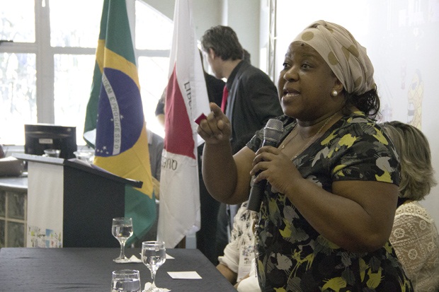 Secretária Macaé Evaristo quer a participação efetiva das escolas na discussão da BNCC. Foto: Reinaldo Soares/ACS SEE